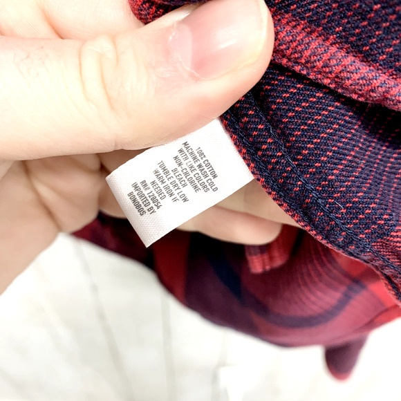 Bonobos Flannel Shirt Men's M Slim Fit Preppy Lightweight 100% Cotton Autumn - Picture 4 of 5